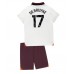 Manchester City Kevin De Bruyne #17 Bortedraktsett Barn 2023-24 Korte ermer (+ Korte bukser)
